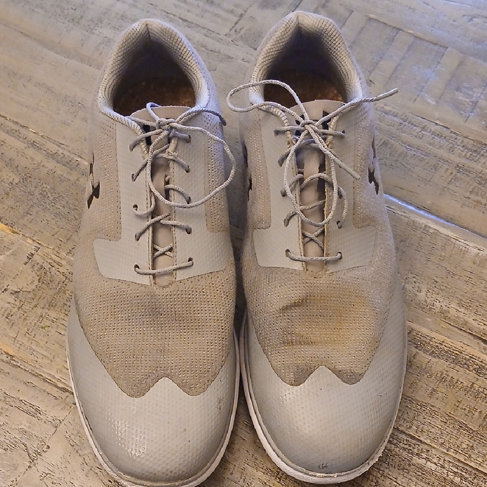 Under Armor Mens Size 15 Gray Golf Shoes
